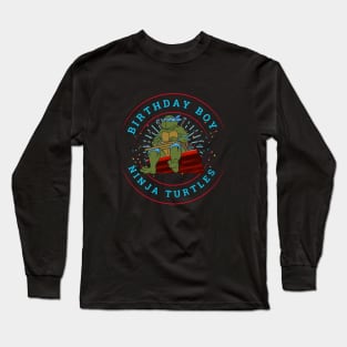 Turtle Birthday Boy Long Sleeve T-Shirt